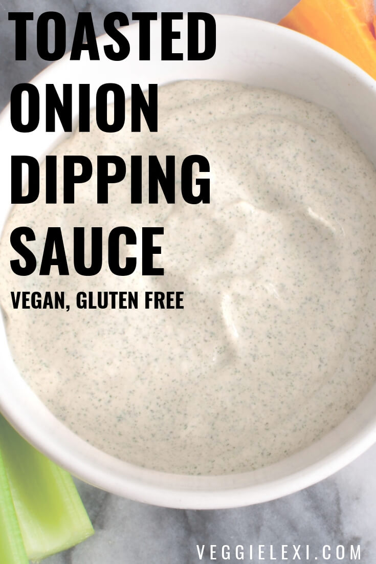 Vegan Onion Dip Dipping Sauce