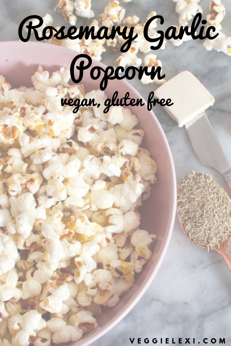 Rosemary Garlic Savory Popcorn