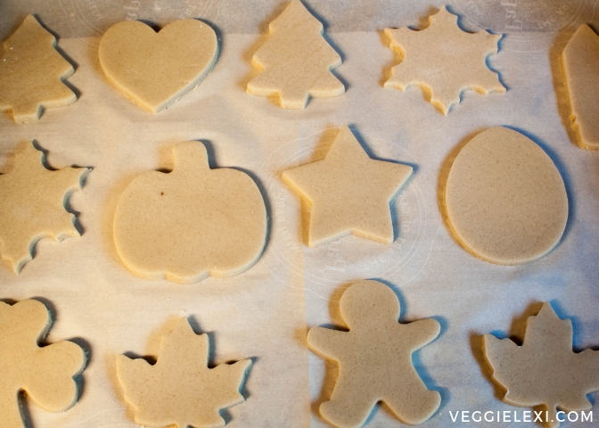 Vegan and Gluten Free - No Chill Cut Out Sugar Cookies - by Veggie Lexi