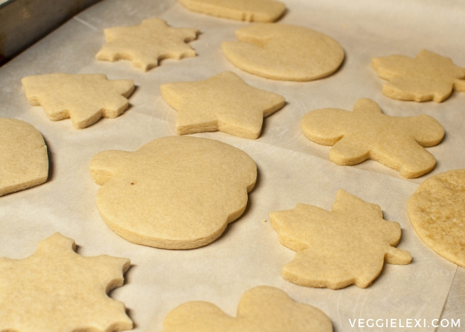 Vegan and Gluten Free - No Chill Cut Out Sugar Cookies - by Veggie Lexi