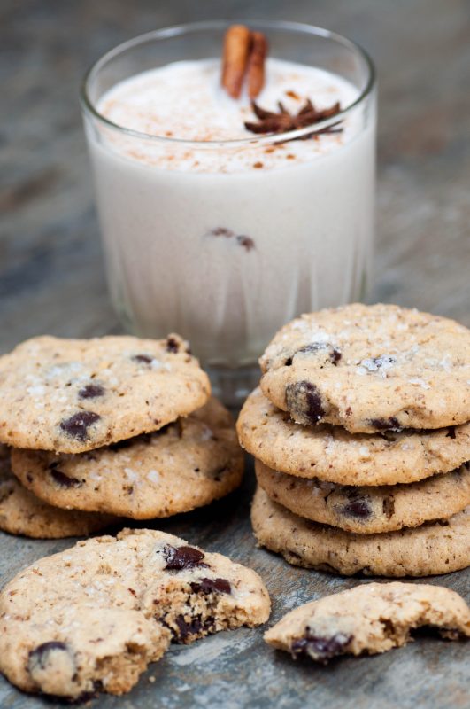 Salted Tahini Chocolate Chip Cookie Dough - Kalejunkie