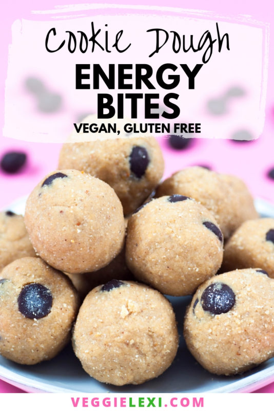 cookie dough energy balls vegan and gluten free