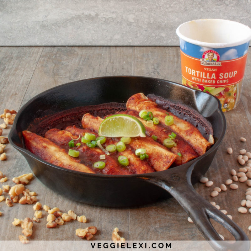 What I Eat to Stay Healthy on a Busy Day (McDougall's Oatmeal, Instant Ramen, and Easy Homemade Enchiladas with a Cucumber Salad) - by Veggie Lexi