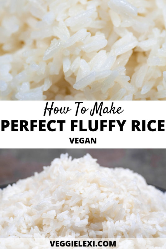 Perfect Vegan Buttery Fluffy Rice - by Veggie Lexi