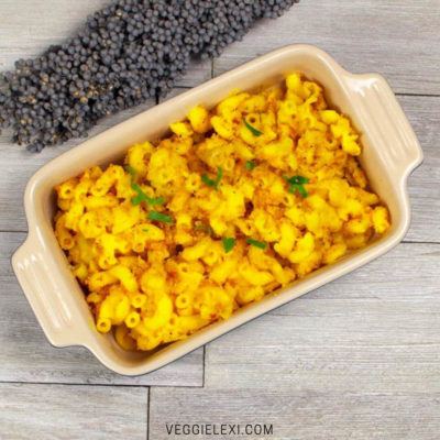 Vegan, Gluten Free, Oil Free Mac & Cheese with Homemade Sauce