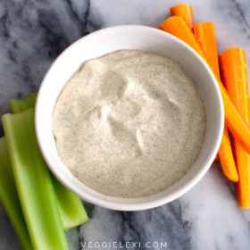 Vegan Onion Dip Dipping Sauce