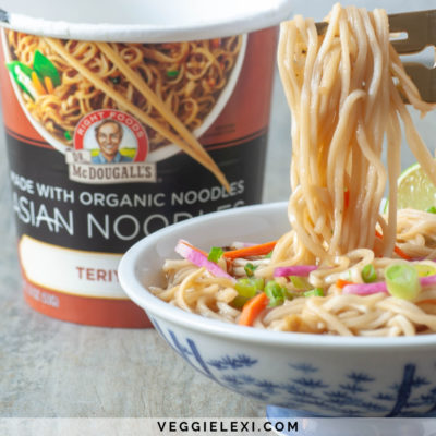 What I Eat to Stay Healthy on a Busy Day (McDougall's Oatmeal, Instant Ramen, and Easy Homemade Enchiladas with a Cucumber Salad) - by Veggie Lexi