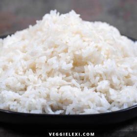 Perfect Vegan Buttery Fluffy Rice - by Veggie Lexi