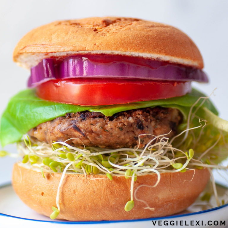 Mushroom and Oat Veggie Burgers Veggie Lexi