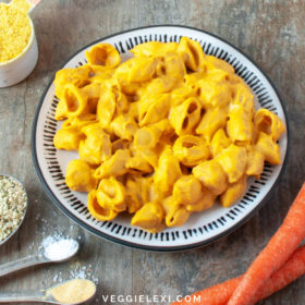 Healthy Macaroni and Cheese that's Vegan, Oil Free, Nut Free, and Gluten Free